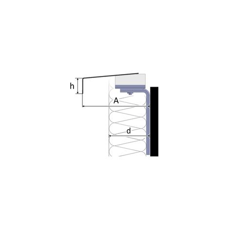 KNELSENThermo-Alufensterbankhalter T-AFBH35 160-200 (1/4)