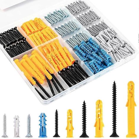 Lot de 270 chevilles pour la décoration et les travaux de bricolage. Remplacez les clous par des chevilles pour fixer vos cadres et toiles. (1/5)