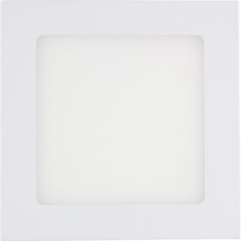 LED Einbaustrahler flach 18W Eckig SuperSlim Schnitt 205x205 mm 3000K Warmweiß