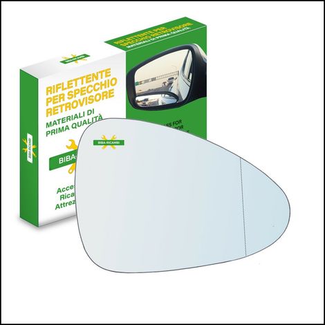 Specchio adesivo asferico lato passeggero per porsche panamera i (970) dal 2009 (1/4)