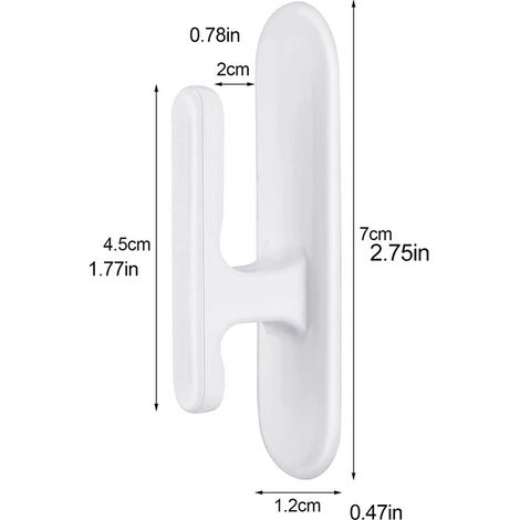 Rangement Cordon Store Enrouleur Crochet Fixation Murale Protection Enfant Sécurité Rideau Attache Corde Sans Perçage (1/3)