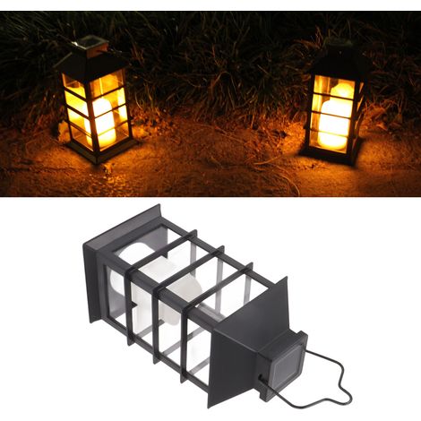 Dekorative Solarleuchten für Innenhöfe, LED-Solarlaternen, Solar-Hofbeleuchtung, horizontal gestreifte Kerzenlaternen (1/5)