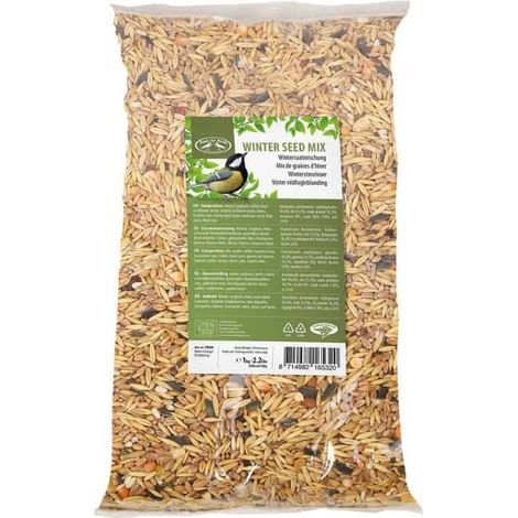 BEST FOR BIRDS - Mélange de graines d'hiver - 1kg - Haute teneur énergétique - Ambrosia Controlled - Voir photos