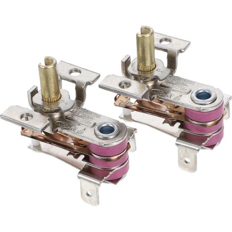 Régulateur de température réglable pour chauffage électrique, thermostat de rechange pour radiateur à huile, 2 pièces, accessoire sûr et durable pour couleur aléatoire (1/5)