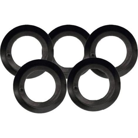 Set of 5 sealing gaskets for bathtub drain, sink, bathroom sink, lip seal, rubber gasket for basket strainer (1/5)