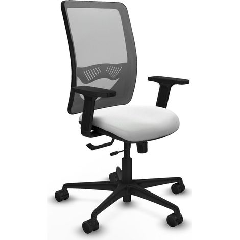 Silla de oficina piqueras y crespo Zulema gris malla cómoda (1/2)