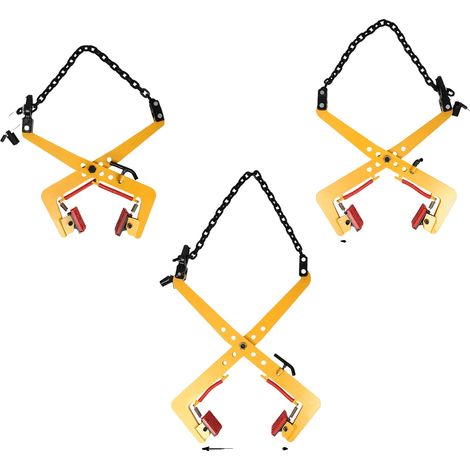 Pince de levage, construction robuste, ouverture réglable, Jaune-a, 350 Kg (1/2)