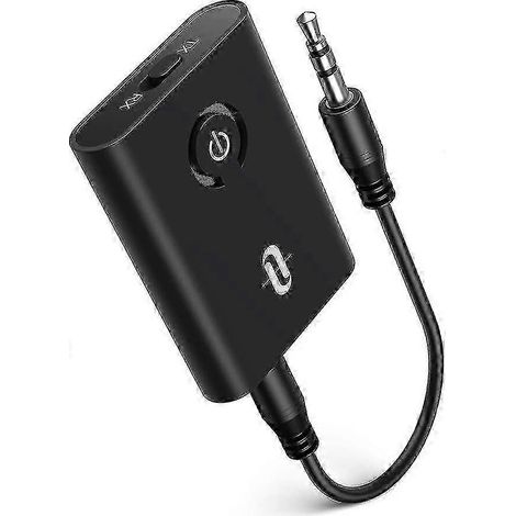 Émetteur/récepteur Bluetooth 5.0 avec faible latence aptX, compatible avec les systèmes TV/haut-parleurs. (1/4)