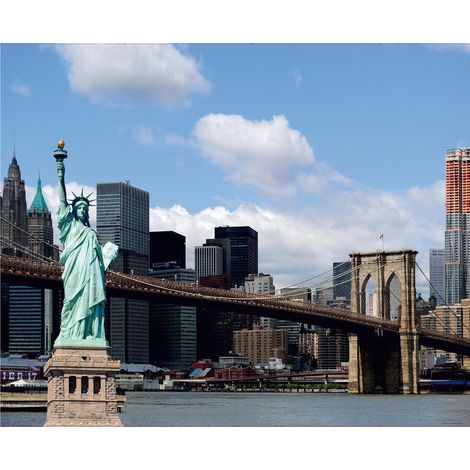 The Statue of Liberty, photo murale intissée, 360x270 cm, 4 parts (1/3)