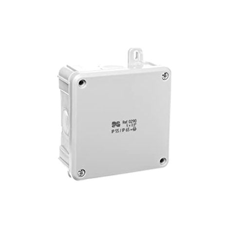 Caja de derivación elektro-plast 2k IP55 IP65 98x98x46 mm (1/2)