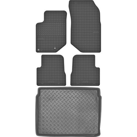 Peugeot 2008 II Crossover (desde 2019) - Juego de alfombrillas de goma para coche + alfombrilla para maletero