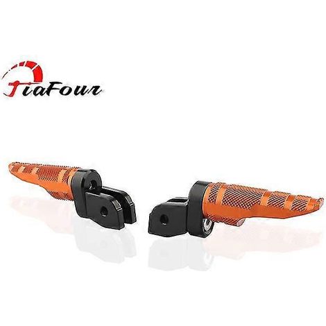 Für Multistrada 950, Multistrada 1200/s/Enduro, Multistrada 1260 Hypermotard 821/sp: Vordere Fußrasten, Fußstützen, Pedalständer – Orange (1/5)