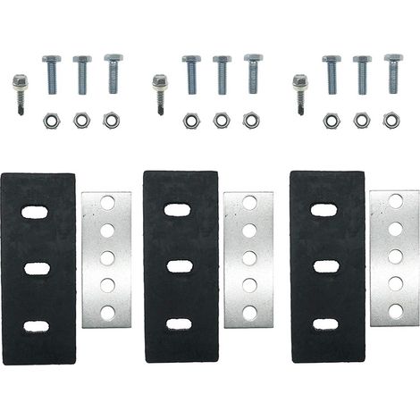 Kit de conversion universel à 3 pales de 1/4 po pour souffleuses à neige à deux étages (1/5)