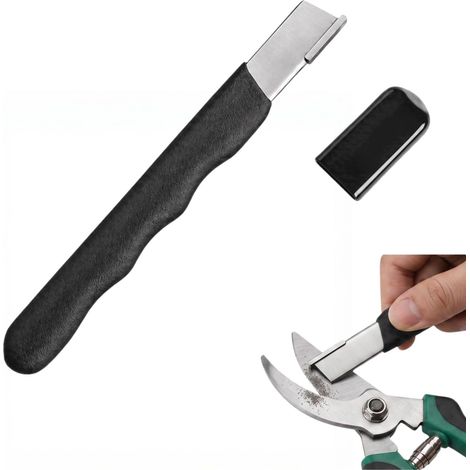 Aiguiseur Couteaux Noir pour Sécateur Tondeuse (1/5)