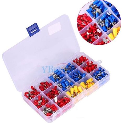 280pcs Borne /terminaux connecteur de câble électrique isolé avec boîte ——YuYuan shop (1/4)