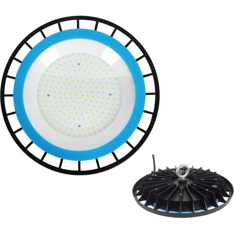 Lampada a led industriale "UFO" da 150W per 5/6 metri di altezza (1/2)