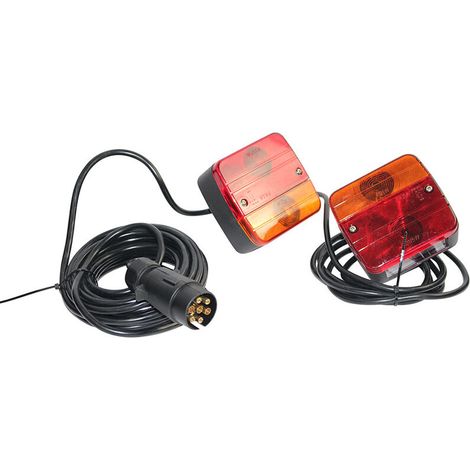 2 luci 4 funzioni cablate 7,5 metri + 2,5 metri tra le luci - 16132