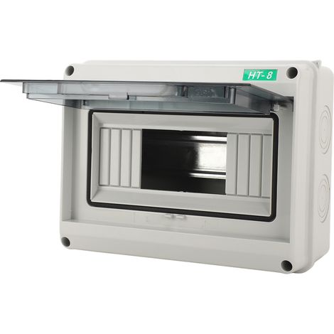 Boîtier de protection de distribution à 8 voies IP65 étanche pour disjoncteur extérieur de centrale électrique