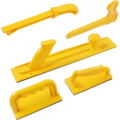 Set mit 5 Sicherheitsschiebestöcken für Tischkreissägen, Handschutzset für Holzbearbeitung, rutschfeste Führungswerkzeuge, professionelle Ersatzteile (1/5)