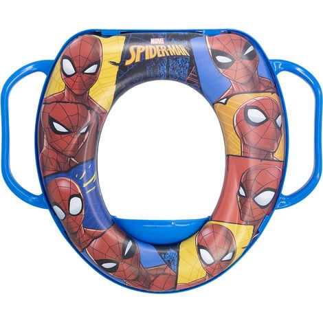 STOR Riduttore Wc Bambini Marvel Spiderman con imbottitura comoda e due
