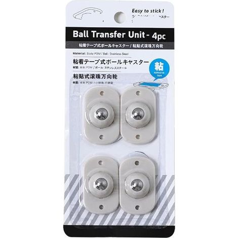 Boîte de rangement de poulie de roue universelle collante Non poreuse 4 pièces/lot, support à rouleaux inférieur pouvant être collé (1/5)