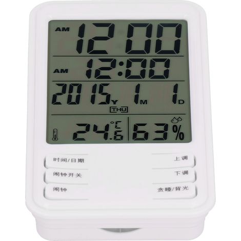 Hochpräzises digitales Thermometer für Luftfeuchtigkeit und Umgebungstemperatur, elektronisches Heimdisplay (1/5)