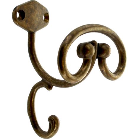 12PZ APPENDIABITI ART. 43007 IN OTTONE, DIMENSIONI MM 75X106 FINITURA ANTICO (1/2)