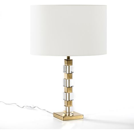 12x12x42 Acryl / Gold -Metall -Tischlampe ohne Bildschirmbeleuchtung / Tischlampen für alle Stile, um dem Zuhause eine Note zu verleihen