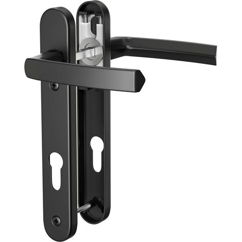 1 Jeu - Poignée De Porte - Aluminium UPVC - Remplacement Pour Fenêtre Et Véranda - Noir - 212x92 Cm (1/5)
