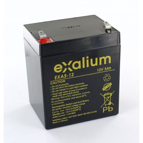 Batterie Plomb 12V 4Ah MJU03X Daitem pour SOLARMATIC