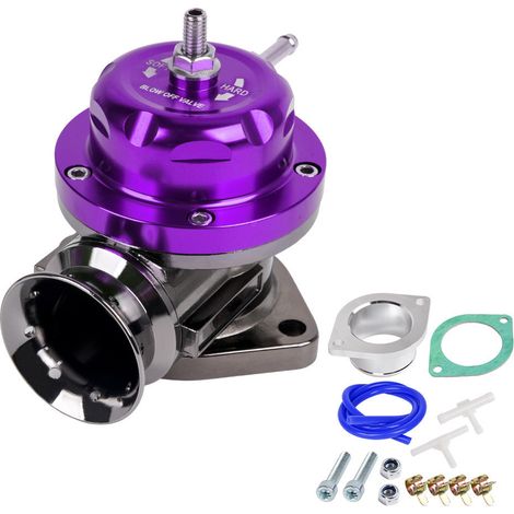 Kfz-Ersatzteile BOV Turbolader Wastegate-Kit RS Typ Aluminiumlegierung Booster-Abgasventil Wastegate - universelles Aluminiumlegierungs-Wastegate (lila) (1/4)
