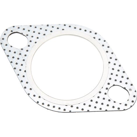Joint de bride d'échappement 2 trous, 2 boulons, résistant à la chaleur, universel pour coudes turbo et tuyaux de décat, lot de 2 (1/5)