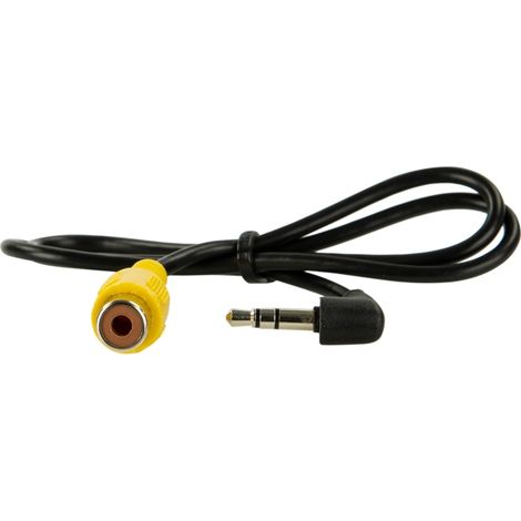 Adaptador para cámara de visión trasera cinch (hembra) - conector (macho) de 3,5 mm (1/3)