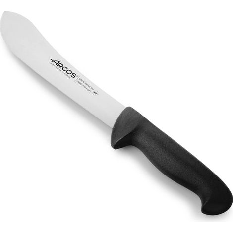 Metzgermesser Arcos Farbe - Prof 292625 in Edelstahl Nitrum und mango ergonomische schwarze Polypropylenklinge 20 cm, Vitrine (1/5)