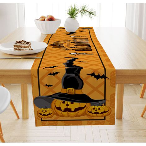 (33x183CM)Coureur de table en lin Pour l'extérieur, le balcon, l'intérieur et la décoration de fête (1/3)