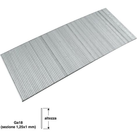 TrAdE Shop Traesio - Chiodi Per Chiodatrice Sparachiodi Aria Compressa Elettrica 5000pz Chiodi 25mm - (1/2)