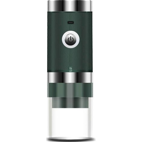 Elektrische Kaffeemühle mit 5-stufiger einstellbarer Stoppfunktion, tragbar und kabellos, inklusive Getriebe.