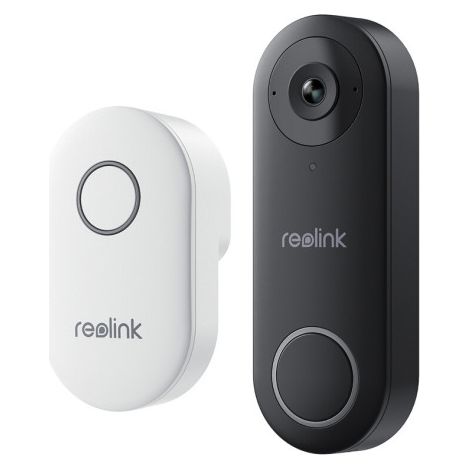 Caméra de surveillance Reolink Sonnette exterieur connectee D340W Noir (1/5)