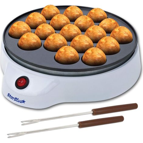 Appareil Electrique A Takoyaki Avec Pics Inclus, Facile Et Simple A Utiliser, 220-240 V Ca, 50/60 Hz, 650 W, Prise Europeenne (1/5)