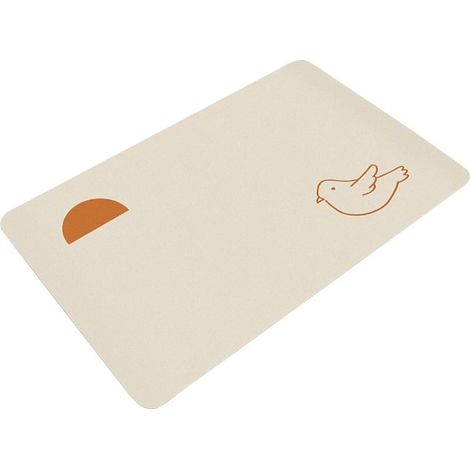 Tapis de bain avec imprimé animal minimaliste pour salle de bain, cuisine et entrée largement utilisé (1/5)