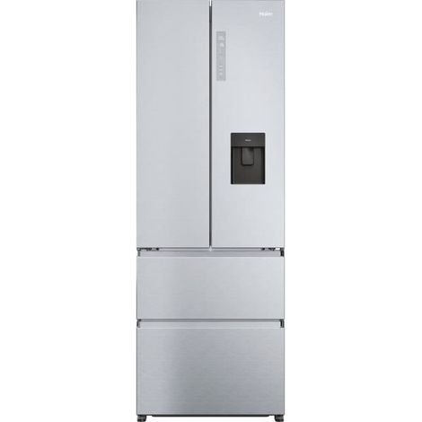 Haier – Réfrigérateur multi-portes 477 L – Total No Frost – Compresseur inverter – 37 dB – Dimensions 70x67,5x200,6 cm – Silver (1/5)
