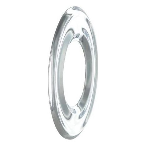Rosace pour robinetterie sanitaire à moulures - Diamètre extérieur : 55 mm - Diamètre intérieur : 28 mm - PRESTO