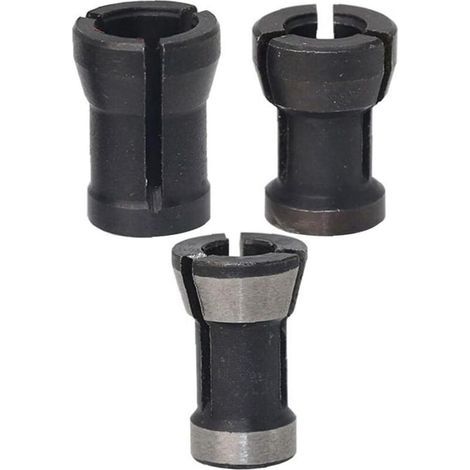 Fräsfutter-Spannadapter, Spannzangen für Holzbearbeitung, 3-teiliges Set, Elektrowerkzeuge, erstklassige Qualität (1/5)