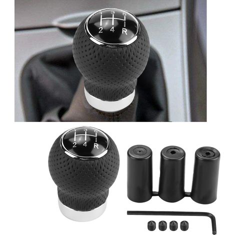 Universeller 5-Gang-Schalthebel, Schaltknauf aus Aluminium, Schaltkopf für Pkw, ergonomischer Hebelgriff (1/5)