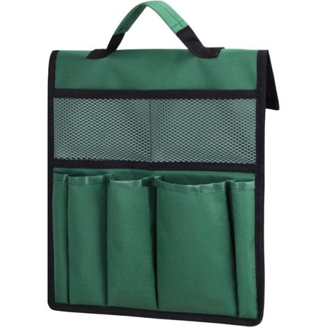 Sac à outils de jardin pliable et compact avec poignée, en tissu Oxford, imperméable, pour ranger les outils de jardin à main. (1/5)