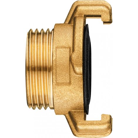 Schnellverbinder aus Messing mit 1"-Außengewinde (1/4)