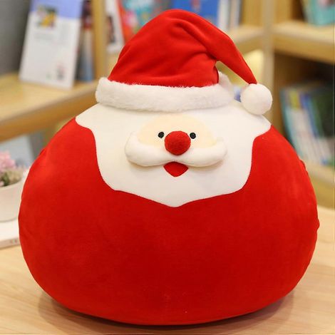 Dekorative Weihnachtskissen, Weihnachtsmannkissen, Plüschkissen, Kuschelkissen, niedliche Weihnachtsmannpuppe (Weihnachtsmann, 20 cm) (1/5)