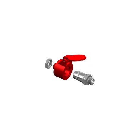 Tappo di aggancio con filettatura europea M18X1.5 in plastica (1/2)