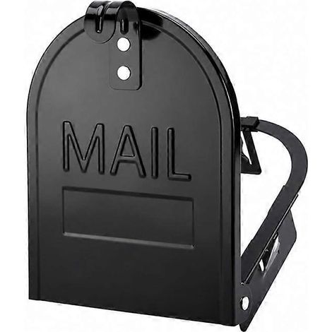 6 1/4" W X 8 1/4" H Magnetic Snap-in Boîte aux lettres porte de remplacement automatique verrouillage magnétique sans outil Snap-in-noir (1/3)
