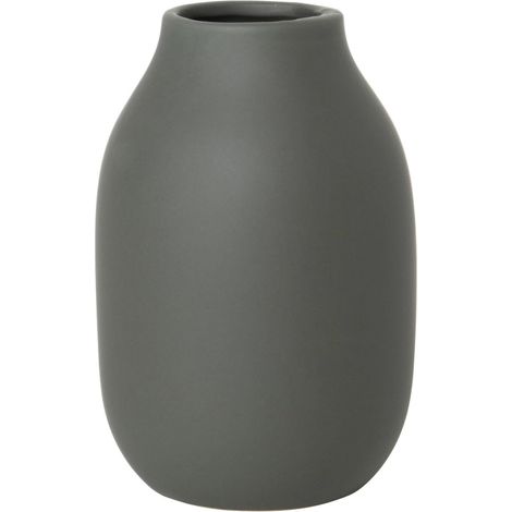 Vase S aus Steingut, Agave Green, hergestellt in hochwertiger Handarbeit, Elegante (1/5)
